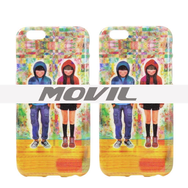 NP-2558 Funda Colorido suave TPU para Apple iPhone 6-13